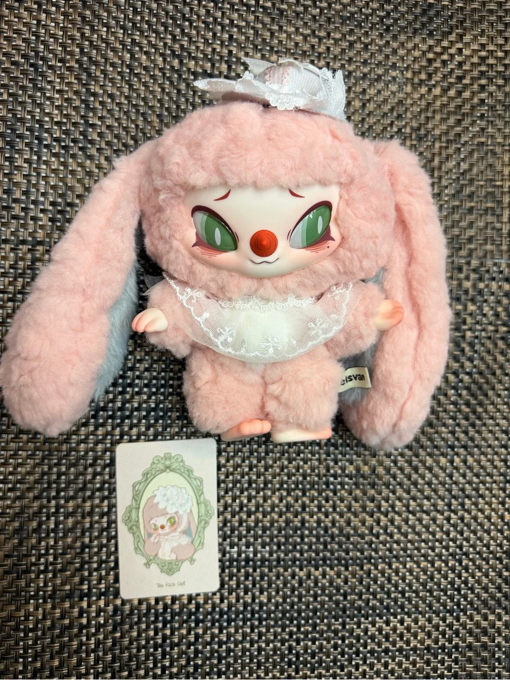 LETSVAN SiiNONO The Rich Girl Pink Bunny Vinyl Plush Blind Box Collectible